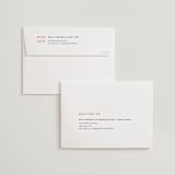 "Top to Bottom" - Wedding Invitations in Evergreen by Kindred Fields - FREE Recipient Addressing