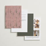"Simple Type" - Wedding Invitations in Olive Branch by Stacey Meacham - Back of Card Options