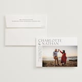"contemporary photo" - Wedding Invitations in Cloud by Erin Deegan - Invitation with Envelope