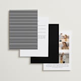 "Sincerity" - Wedding Invitations in Noir by Kimberly FitzSimons - Back of Card Options