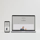 "Show" - Wedding Invitations in Dove Gray by Up Up Creative - FREE Wedding Website