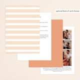 "Classic Floral" - Wedding Invitations in Spring Blush by Alethea and Ruth - Back of Card