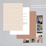 "Enchanted" - Wedding Invitations in Bark by Griffinbell Paper Co. - Back of Card