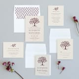 "Enchanted" - Wedding Invitations in Bark by Griffinbell Paper Co. - Invitation Suite