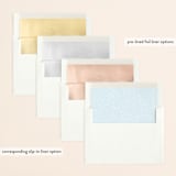 "Gilt Agate" - Wedding Invitations in Navy by Kaydi Bishop - Envelope Liner Options