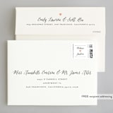 "Heartbeat" - Wedding Invitations in Petal by Sarah Curry - FREE Recipient Addressing