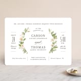 "Longwood Estates" - Wedding Invitations in Peach Sorbet by Jennifer Wick - Front