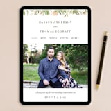 "Longwood Estates" - Wedding Invitations in Peach Sorbet by Jennifer Wick - FREE Wedding Website