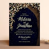 "Outside" - Wedding Invitations in Navy by Rebecca Bowen - Front