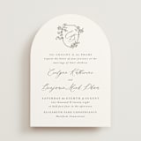 "Close to my Heart" - Wedding Invitations in Hearthstone Moss by Design Lotus - Front