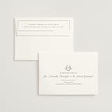 "Close to my Heart" - Wedding Invitations in Hearthstone Moss by Design Lotus - FREE Recipient Addressing