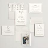 "Close to my Heart" - Wedding Invitations in Hearthstone Moss by Design Lotus - Invitation Suite