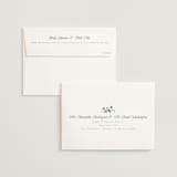 "Wildflower Corners" - Wedding Invitations in Bluebell by Everett Paper Goods - FREE Recipient Addressing