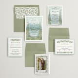 "Sierra" - Wedding Invitations in Spruce by Paper Sun Studio - Invitation Suite