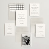 "Classic & Timeless" - Wedding Invitations in Obsidian by Lucrecia Caporale - Invitation Suite