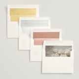 "vintage flourishes" - Wedding Invitations in Natural by BR Designs - Envelope Liner Options