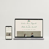 "Whimsical Hand Illustrated Crest" - Wedding Invitations in Peony by Jackie Crawford - FREE Wedding Website