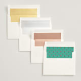 "Whimsical Hand Illustrated Crest" - Wedding Invitations in Peony by Jackie Crawford - Envelope Liner Options
