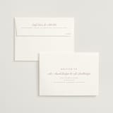 "Arch Monogram" - Wedding Invitations in Dusty Rose by Kelly Schmidt - FREE Recipient Addressing