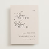 "Sibonie" - Wedding Invitations in Ivory by Melanie Kosuge - Front
