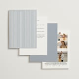 "Limelight" - Wedding Invitations in Linen by Olivia Kanaley Inman - Back of Card Options