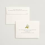 "Limelight" - Wedding Invitations in Linen by Olivia Kanaley Inman - FREE Recipient Addressing