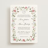 "Ornate" - Wedding Invitations in Peony by Sarah Knight - Front