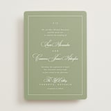 "Greenwood" - Wedding Invitations in Garden by Kelly Schmidt - Front