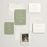 "Greenwood" - Wedding Invitations in Garden by Kelly Schmidt - Invitation Suite