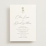 "Palm Monogram" - Wedding Invitations in Leaf by Olivia Raufman - Front