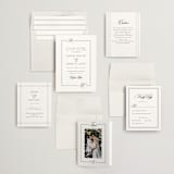 "Black Tie Elegance" - Wedding Invitations in Tuxedo by Nicoletta Savod - Invitation Suite