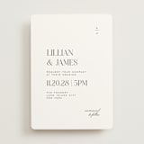 "Clarity" - Wedding Invitations in Diamond by Heather Cairl - Front