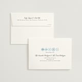 "Almafi" - Wedding Invitations in Cerulean by Itsy Belle Studio - FREE Recipient Addressing