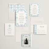 "Almafi" - Wedding Invitations in Cerulean by Itsy Belle Studio - Invitation Suite