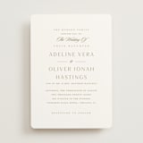 "Classic decorum" - Wedding Invitations in Golden by Stacey Meacham - Front