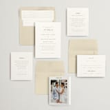 "Classic decorum" - Wedding Invitations in Golden by Stacey Meacham - Invitation Suite