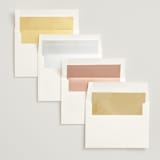 "Silhouette" - Wedding Invitations in Sunrise by Lindsay Megahed - Envelope Liner Options