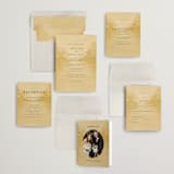 "Silhouette" - Wedding Invitations in Sunrise by Lindsay Megahed - Invitation Suite