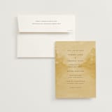 "Silhouette" - Wedding Invitations in Sunrise by Lindsay Megahed - Invitation with Envelope