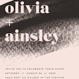 "Vignette" - Wedding Invitations in Cosmopolitan by silverscreen studio - Close-Up