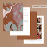 "Jasper" - Wedding Invitations in Sandstone by Everett Paper Goods - Back of Card