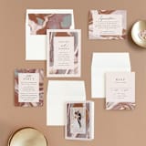 "Jasper" - Wedding Invitations in Sandstone by Everett Paper Goods - Invitation Suite