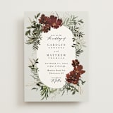 "harvest" - Wedding Invitations in Cabernet by Everett Paper Goods - Front