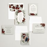"harvest" - Wedding Invitations in Cabernet by Everett Paper Goods - Invitation Suite