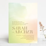 "Raptured" - Wedding Invitations in Springtime by Design Lotus - Front