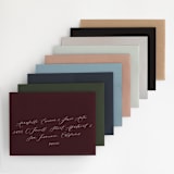 "Raptured" - Wedding Invitations in Amethyst by Design Lotus - Colored Envelopes Available