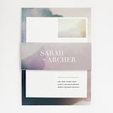 "Raptured" - Wedding Invitations in Amethyst by Design Lotus - Assembled