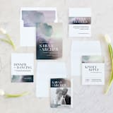 "Raptured" - Wedding Invitations in Amethyst by Design Lotus - Invitation Suite