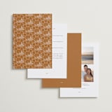 "Disney's Mickey Mouse Tropical Frame" - Wedding Invitations in Earth by Shiny Penny Studio - Back of Card Options