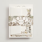"Disney's Mickey Mouse Tropical Frame" - Wedding Invitations in Earth by Shiny Penny Studio - Assembled with Belly Band